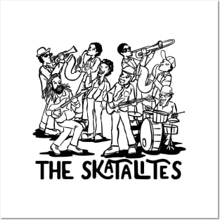 The Skatalites hand draw tshirt design Posters and Art